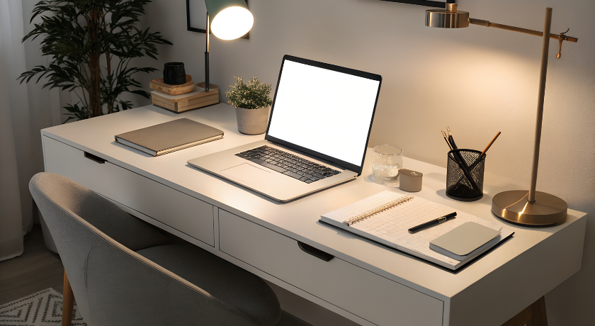Top Benefits of Desks with Drawers for Home Office Organisation