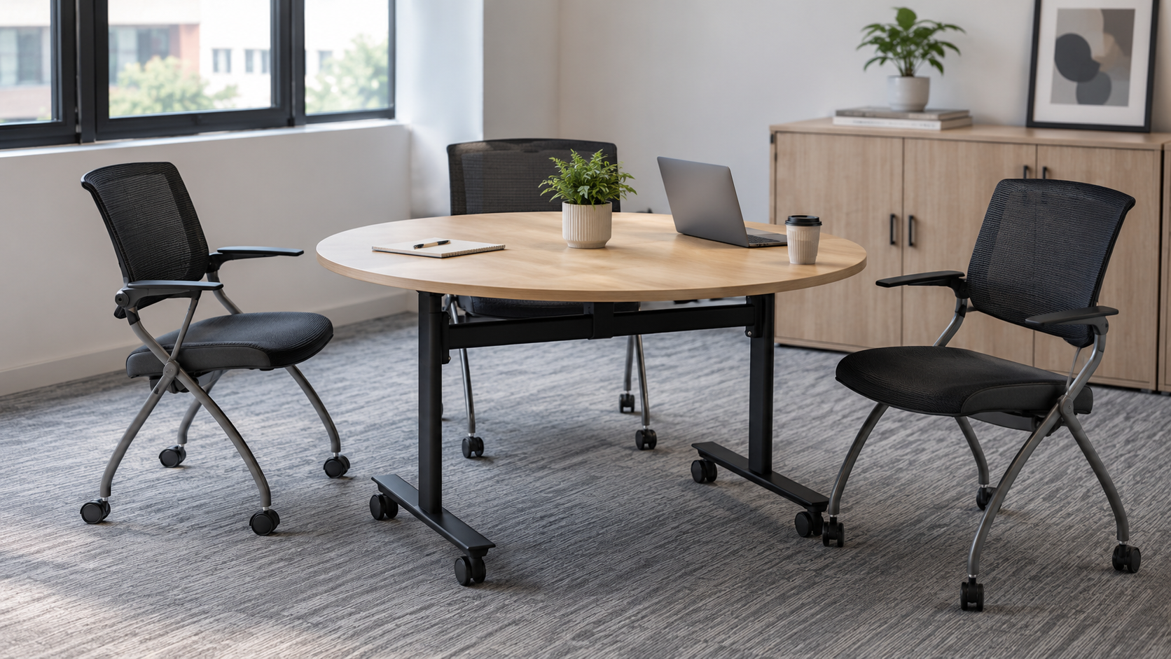 Space-Saving Benefits of Round Meeting Tables for Modern Offices ...
