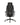 Black office chair with adjustable features on a white background
