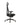 Black office chair on a white background