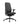Black office chair on a white background