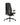 Black office chair on a white background