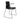 Acti Sled Stool with Arms, Black Frame, 760mm High