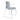 Acti Sled Stool with Arms, Chrome Frame, 760mm High