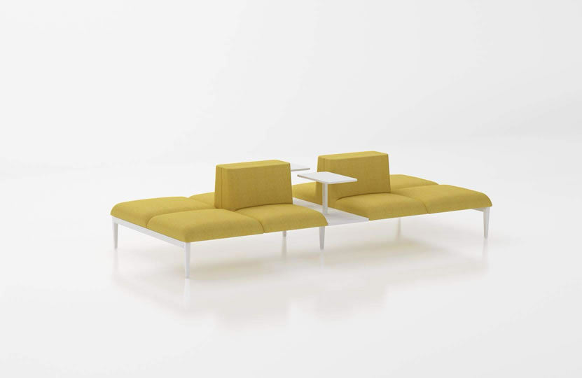 Angus Public Double Sided Sofa Grey
