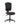 Aqua Ergonomic Office Chair in black with padded fabric backrest, contoured seat, armless design, adjustable height and five-star wheeled base.