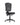 Aqua Ergonomic Office Chair in black with padded fabric backrest, contoured seat, armless design, adjustable height and five-star wheeled base.