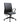 A black office chair with a vertically ribbed backrest, padded seat, armrests, and a five-wheel wheeled base, shown against a plain white background.