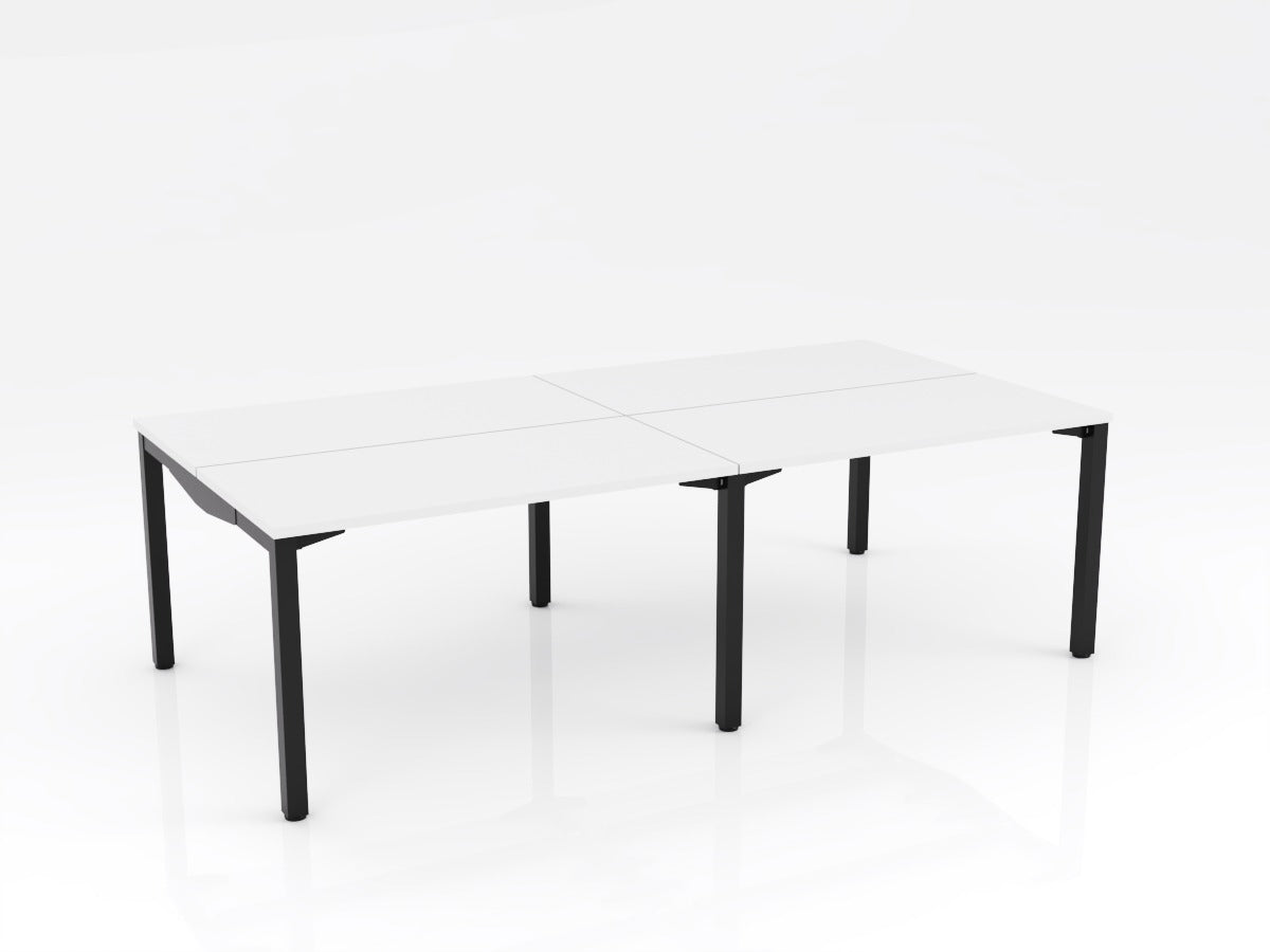 Axis Stretch 4 Double Sided Desk - Black Frame