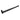 Floor To Under Desk Snake 1300mm Black