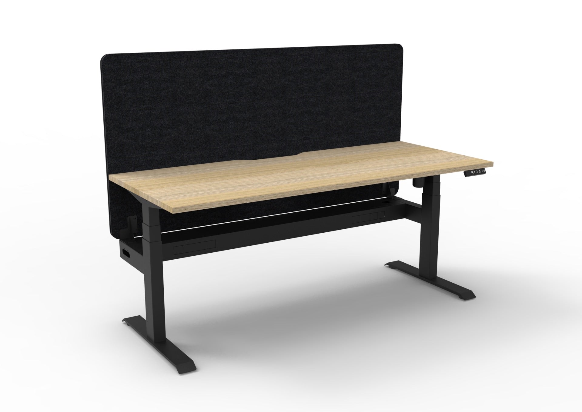 Boost Light Single Sided Workstation with Screen and Cable Tray