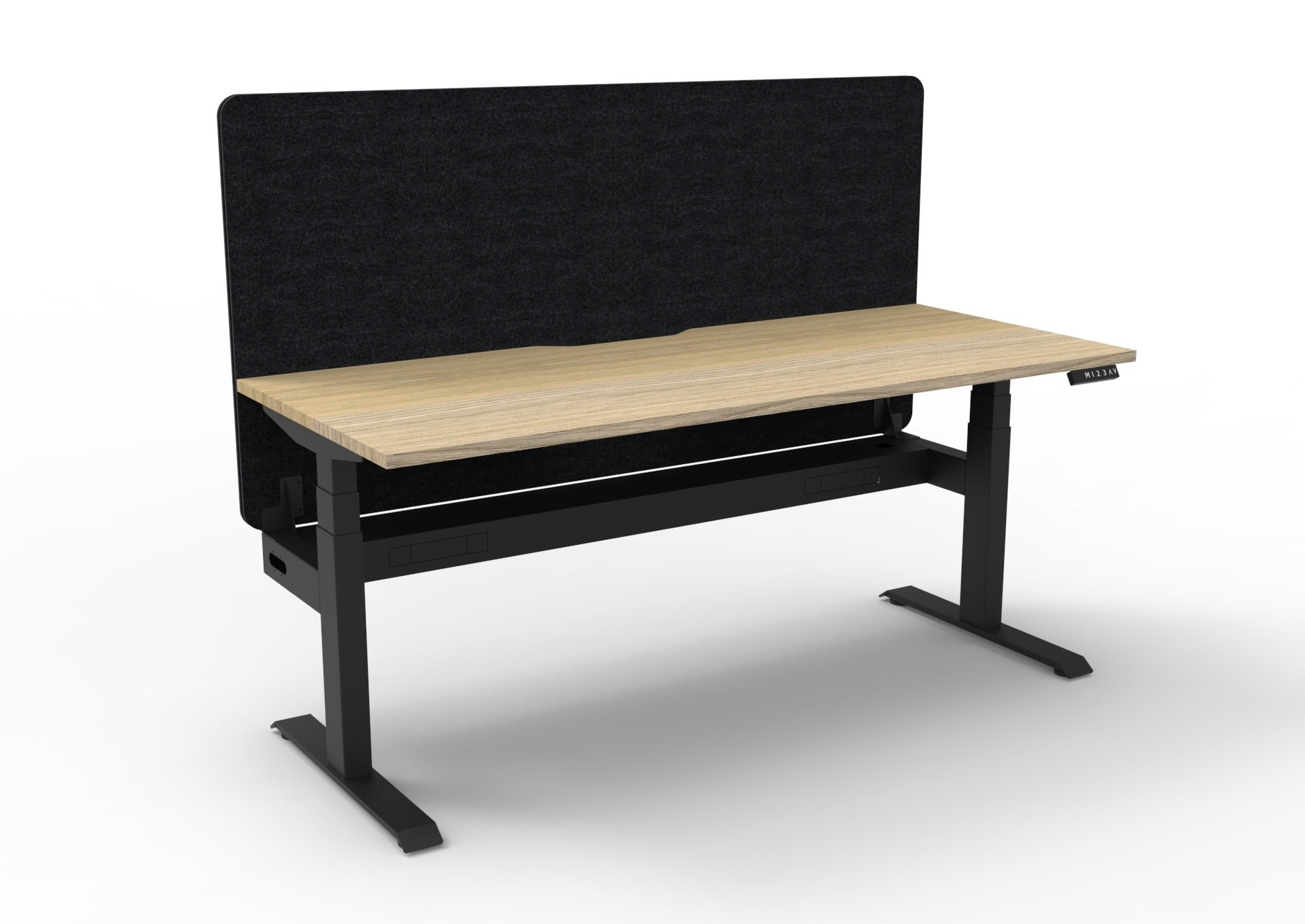 Boost Plus Single Workstation with Screen and Cable Tray