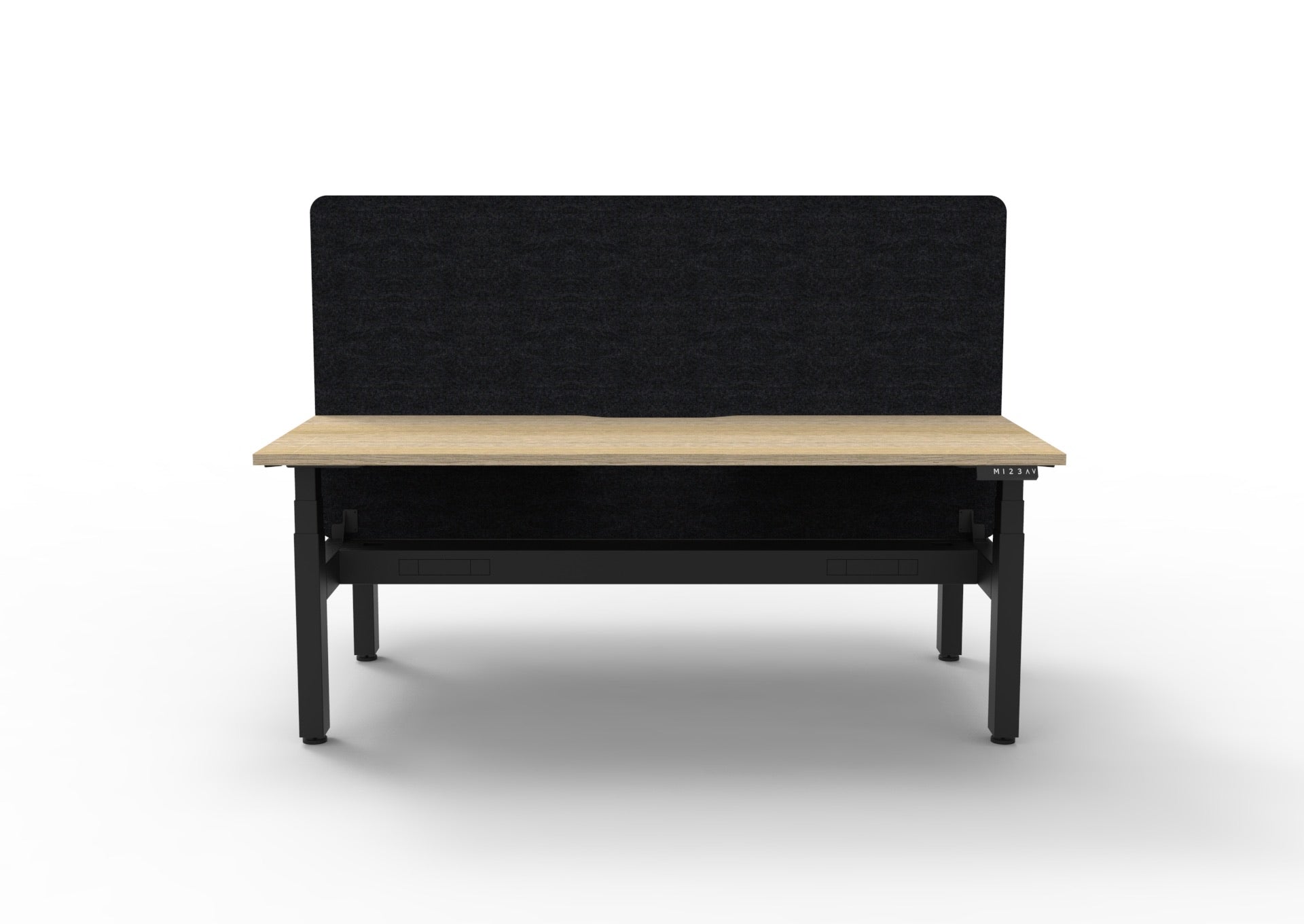 Boost Plus Back To Back Workstation with Screen and Cable Tray