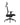A black ergonomic office chair with a high back, adjustable armrests, a headrest support, and a five-wheel base, shown from a side profile on a white background.