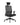 A black mesh ergonomic office chair with a headrest, adjustable armrests, and a five-star wheeled base, shown against a plain white background.