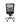 A black mesh office chair with a padded seat, black armrests, and a silver five-star wheeled base, shown against a plain white background.