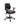 A black office task chair with a high back, padded armrests, and a five-star wheeled base, shown against a plain white background.