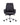 A black faux leather office chair with a high back, armrests, and a chrome five-star base with casters, shown against a plain white background.