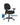 A black ergonomic office chair with a foam seat, three-lever mechanism, and nylon base and castors.