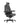 A black ergonomic office chair with a high back, headrest, armrests, and a five-star wheeled base, shown against a plain white background.