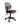 A black mesh-back office chair with a dark brown upholstered seat cushion and a black five-star wheeled base, shown against a plain white background.