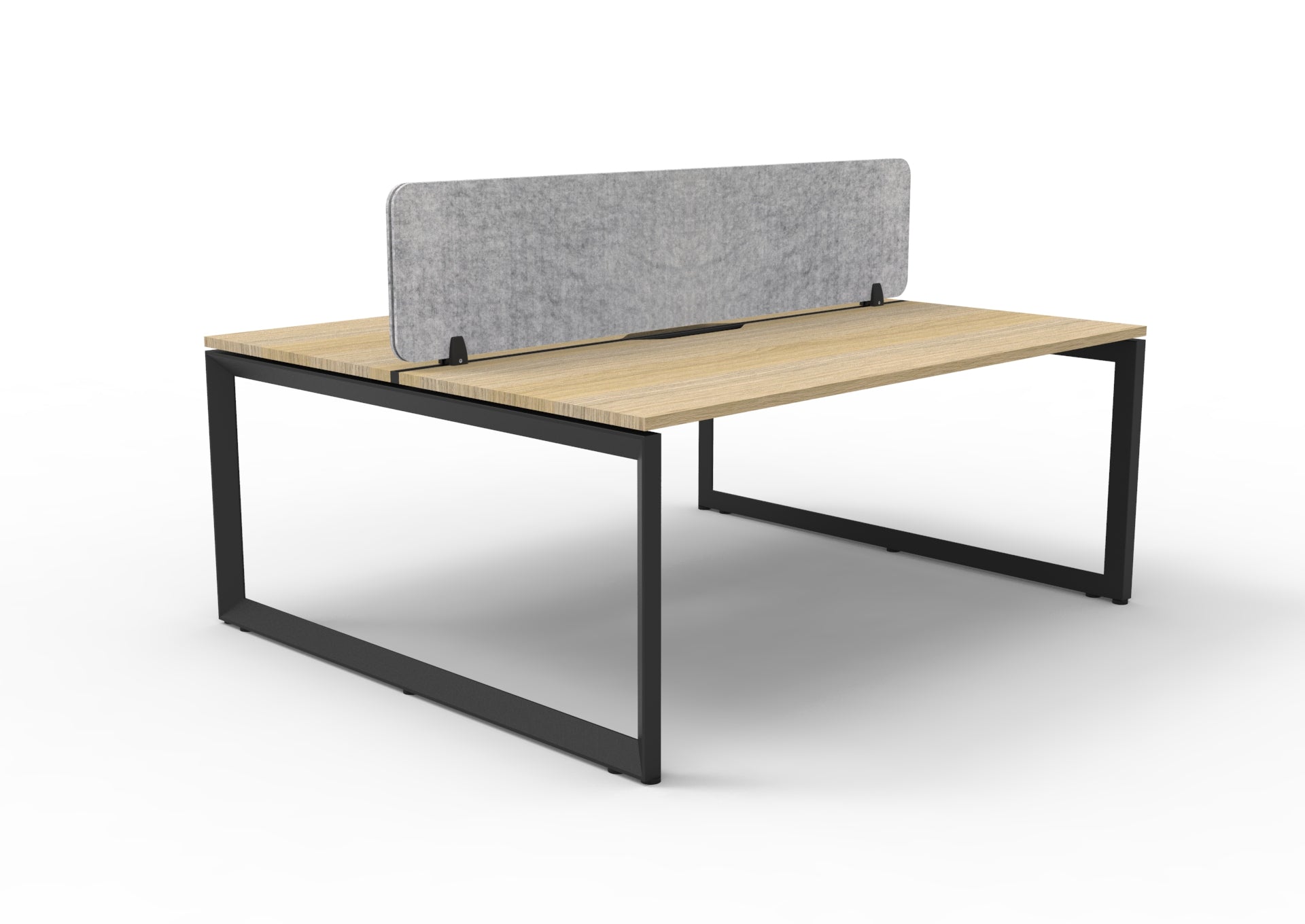 Infinity 2 Person Double Sided Workstation Loop Leg