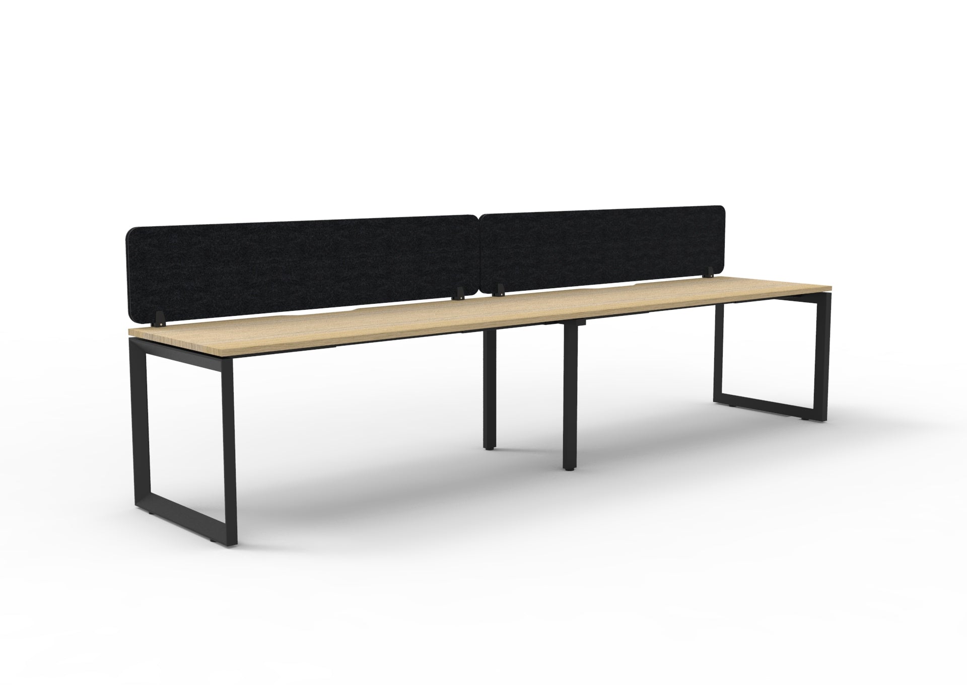 Infinity 2 Person Single Sided Workstation Loop Leg
