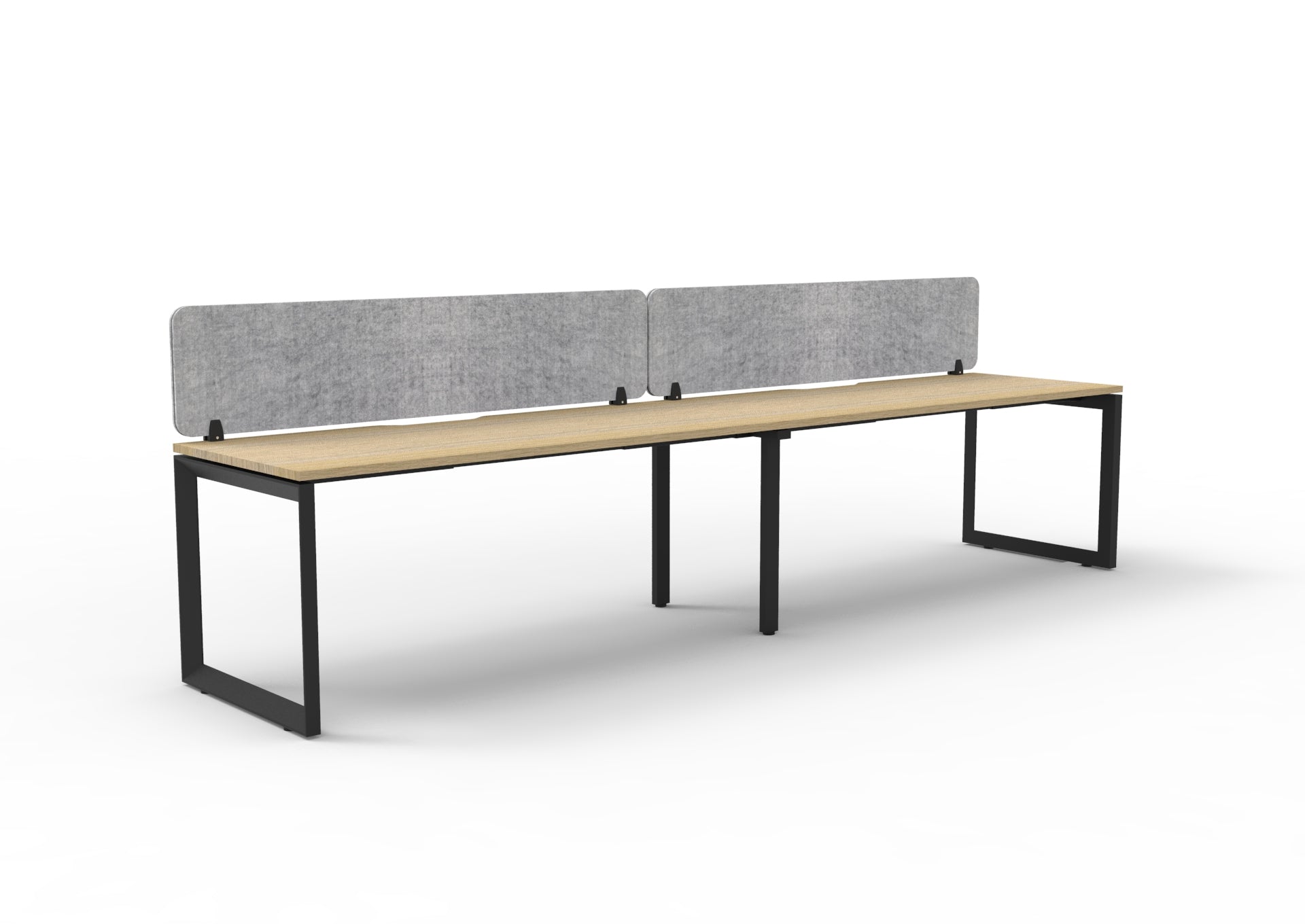 Infinity 2 Person Single Sided Workstation Loop Leg