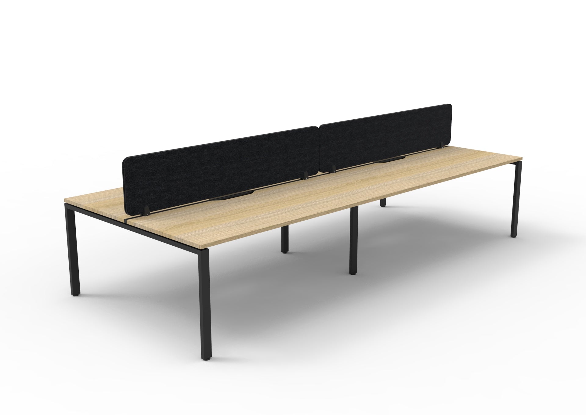 Infinity 4 Person Double Sided Workstation Profile Leg