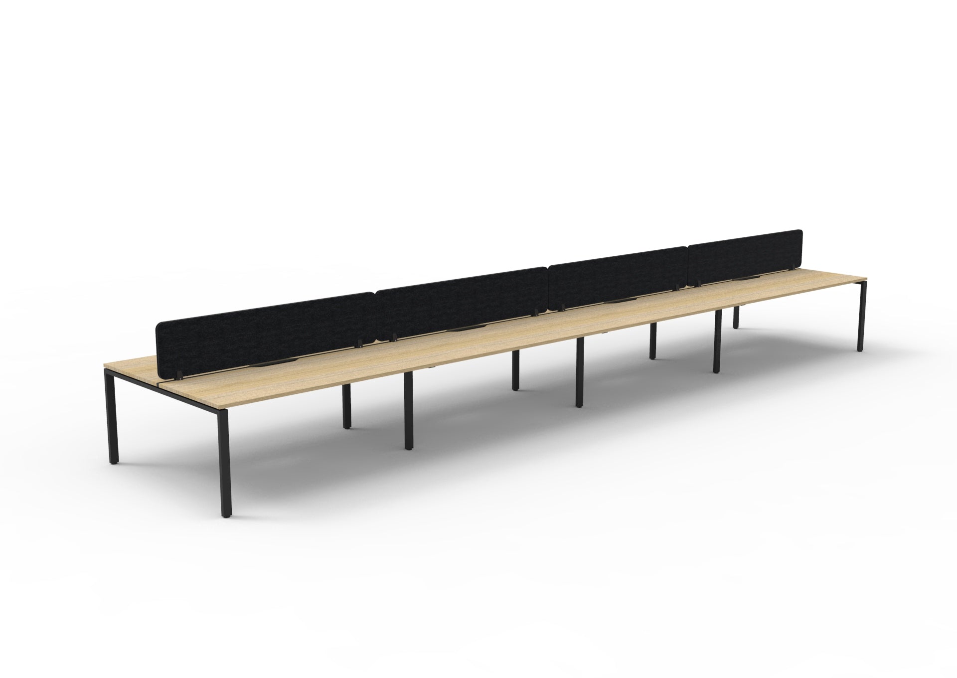 Infinity 8 Person Double Sided Workstation Profile Leg
