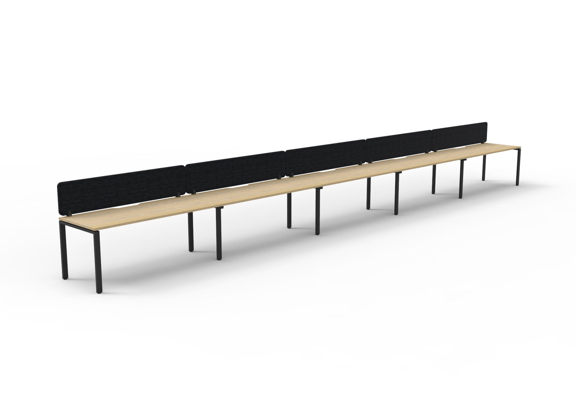 Infinity 5 Person Single Sided Workstation Profile Leg