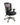 A black mesh office chair with a padded seat, adjustable armrests, and a five-star chrome base with casters, shown against a plain white background.