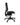 A black ergonomic office chair with a high backrest, padded seat, and five-wheel base, shown from a side angle on a white background.
