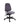 A gray upholstered office chair with a black five-star wheeled base and visible tilt adjustment levers, isolated on a white background.