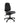 A black office task chair with a high back, padded seat, and five-star wheeled base, shown against a plain white background.