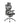 An ergonomic premium office chair with adjustable height, armrests, and a mesh backrest and seat. It has a black color and is supported by a chrome base with casters.