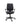 A black fabric office chair with adjustable armrests, a five-star wheeled base, and a padded back and seat, shown against a plain white background.