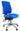 Ergoform Premium Heavy Duty Ergonomic Office Chair - No Arms - Polished Base