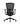 A black ergonomic office chair with a mesh back, adjustable armrests, and a five-wheel base, shown against a plain white background.