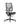 A dark gray mesh office chair with a padded seat, adjustable base, and five-wheel casters, shown from a front-three-quarters angle on a white background.