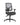 A black mesh office chair with a padded seat, adjustable armrests, and a five-wheel base, shown against a plain white background.
