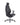 A black ergonomic office chair with a high back, adjustable armrests, a headrest pillow, and a five-star wheeled base, shown against a plain white background.