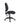 A black office task chair with a contoured seat, adjustable height gas lift, and a tall, slightly angled backrest, shown from a three-quarter angle on a white background.