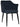 Coogee Armchair - 4 Leg Metal Black - Gravity Navy