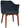 Coogee Armchair Timber Light Walnut Gravity Navy