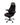 A high-back black office chair with a padded headrest, armrests, and a five-wheel wheeled base, shown against a plain white background.
