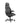 A high-back black faux leather office chair with armrests, a headrest, and a five-wheel wheeled base, shown against a plain white background.