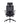 A black mesh ergonomic office chair with a headrest, adjustable armrests, and a five-star wheeled base, shown against a plain white background.