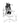A black and white line drawing of an office chair with dimension labels and measurements for height, backrest, armrests, and base width.