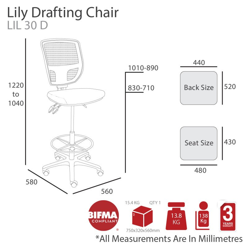 Lily Drafting Chair